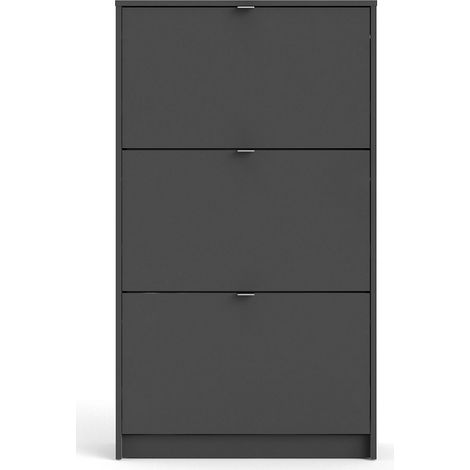 Scarpiera doppia profondità 123 cm grigio antracite - Malvagna (1/5)