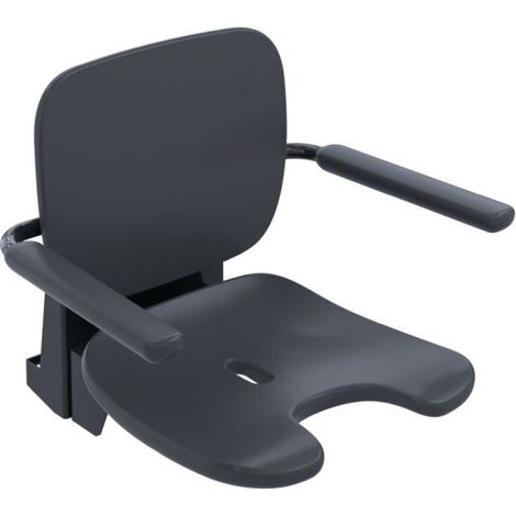 HEWI 802.51.14460 Siège suspendu Premium, forme d'assise (1/2)