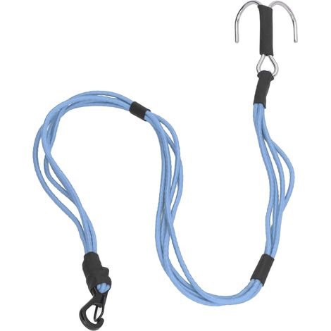 Sangle de remorquage élastique avec crochets pour voiture RC Crawler cinétique 1/10 et 1/8 (bleue) (1/5)