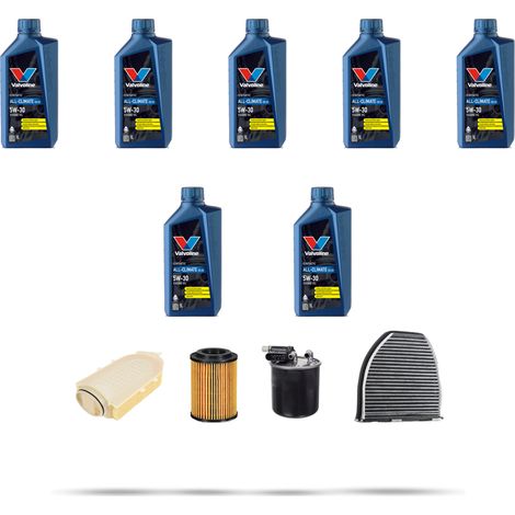 Kit tagliando 4 FILTRI e 7L OLIO compatibile con Mercedes CLS (C218) 220CDI 125kw Dal 2014 (1/5)