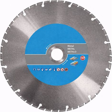 Disque Diamant Brasé D. 125 x Al. 22.23 x Ht. 2 x ép. 1.8 mm - Découpe Précise et Durable pour Métal et Pvc - Diamwood (1/2)