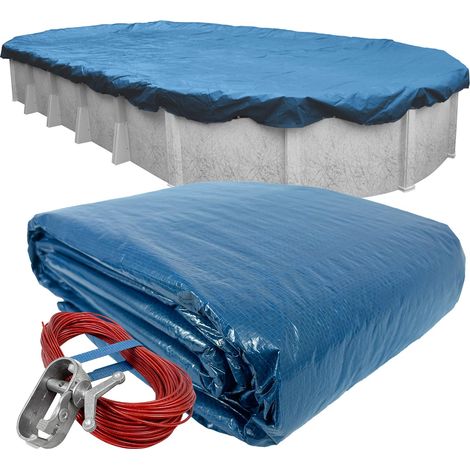 Bâche pour Piscine hivernale 4,6 x 8,2 m (1/5)