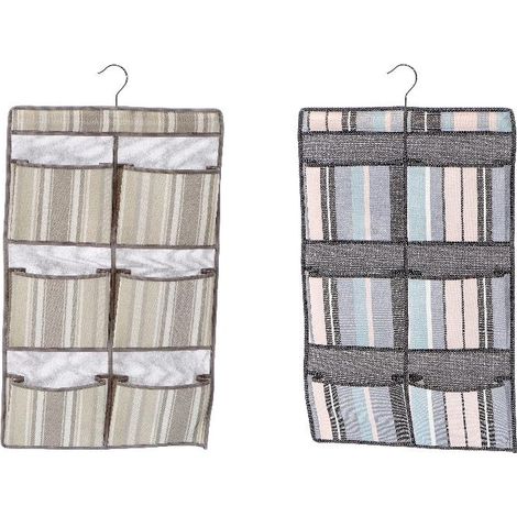 Portaoggetti da Parete in TNT Peggy 6 Tasche 36 x 60 cm 2 Colori (1/2)