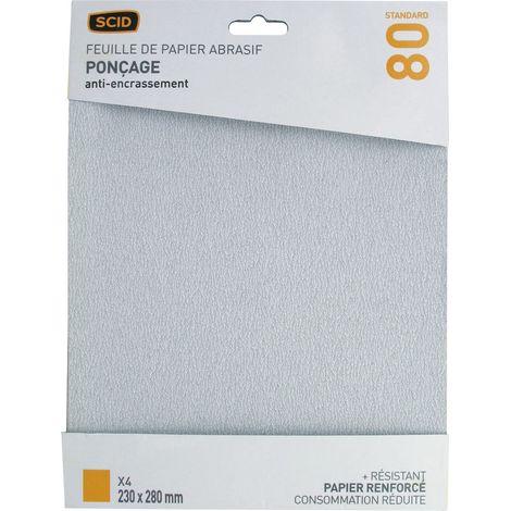 Carta di corindone anti-incrostazione 230 x 280 mm 80 4