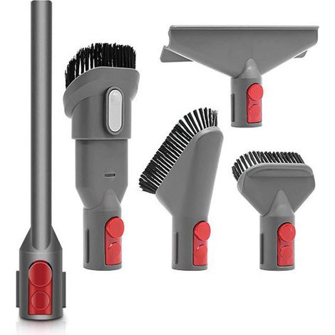 Compatibile con gli accessori per aspirapolvere Dyson V7/V8/V10/V11: spazzole per materassi lunghe e piatte (confezione da 5).