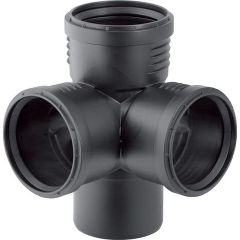 Geberit 390559141 Silent-PP Pièce d'angle 87,5° (1/4)