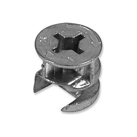 FPLUS excentrica para madera 22 mm 25 uds , Escentrica para madera de 22 mm. media vuelta.