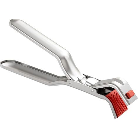 Pince anti-brûlure pour assiette chaude avec poignée ergonomique, support de bol, outil de préhension pour assiette (1/5)