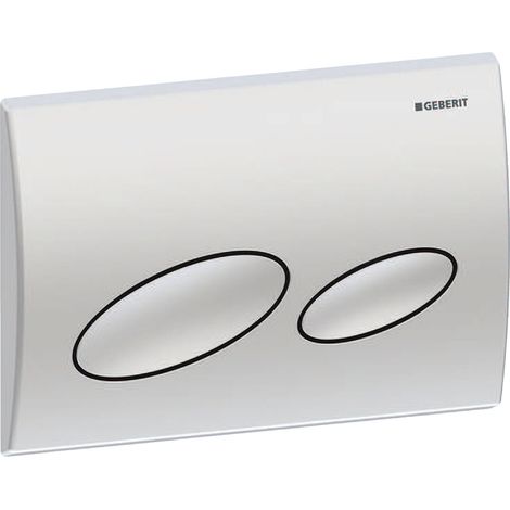 Geberit Kappa20 Plaque de déclenchement pour rinçage à 2 (1/2)