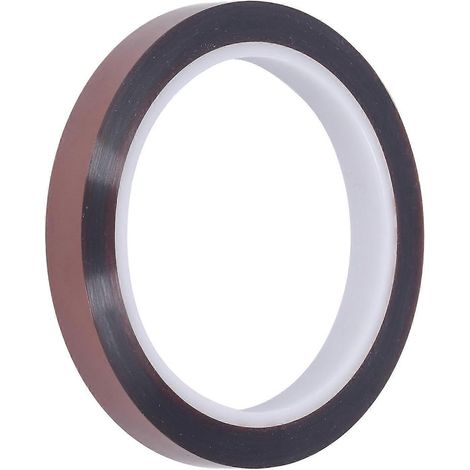 Hitzebeständiges Klebeband, 12 mm breit, 33 m lang, PI-Hochtemperatur-Isolierband für Wartungszwecke (1/4)