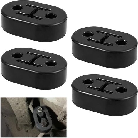 Silent Bloc Echappement, 4 pièces Cintre Support échappement, Support Echappement, Caoutchouc Echappement3, Résistant à la Chaleur et à l’Usure pour la Plupart des Voitures, Camions (1/5)