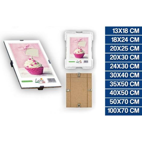 CORNICE A GIORNO IN CRILEX ANTINFORTUNISTICO PLEXIGLASS PORTA FOTO (15579V) CM 13X18 (15579) (1/2)