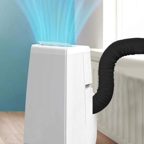 Protection Portable pour Tuyau de Climatisation Isolation Pour Tuyaux De Climatiseur - Enveloppe Isolante Triple Couche Ajustable pour Usage Intérieur et Extérieur - Diamètre 13 cm et 15 cm (1/3)