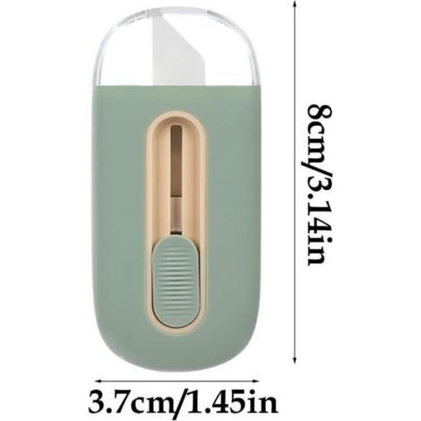 Outil d'ouverture de colis, outil de déballage coupe-papier, ouvre-boîte avec fonction de sécurité, art cutter wrap pour couper les boîtes et déballer facilement (1/4)