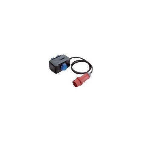 Bachmann 349.027 - Adattatore CEE con cavo 1,5 m, 1x CEE 16A, 3x Schuko