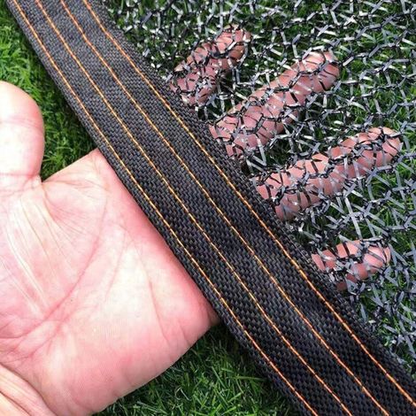 Filet Protection Solaire pour Serre Toile d'Ombrage pour Jardin Filet d'Ombrage Ombrage 38% 4 Broches (4×8m/13.12×26.24ft)
