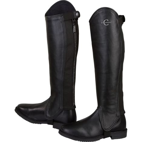 Stiefelschaft Eleganza II mit Strassapplikation, schwarz, M (1/2)