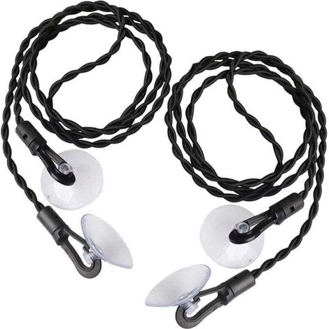 2er-Pack Reise-Wscheleine, tragbare Wscheleine, winddichte tragbare elastische Reise-Wscheleinen mit Haken und Saugnpfen für Outdoor, Reisen und Camping (1/4)
