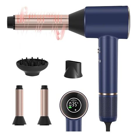 Hair Dryer Motor Brushless Silent Motor Air Auto-Curler Prussian Blue (1/5)