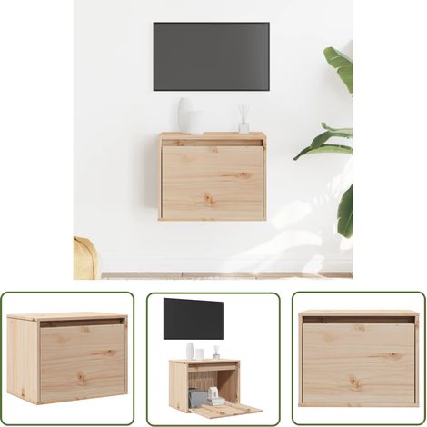 Armoire murale 45x30x35 Bois de pin massif (1/5)