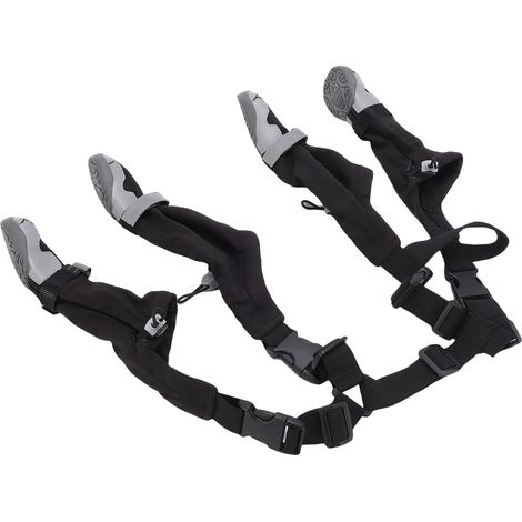 Bottines à bretelles pour chien, pantalon anti-salissures avec chaussures, pantalon à bretelles ajustable pour animaux de compagnie pour les promenades en extérieur et protège-griffes, taille L (1/5)