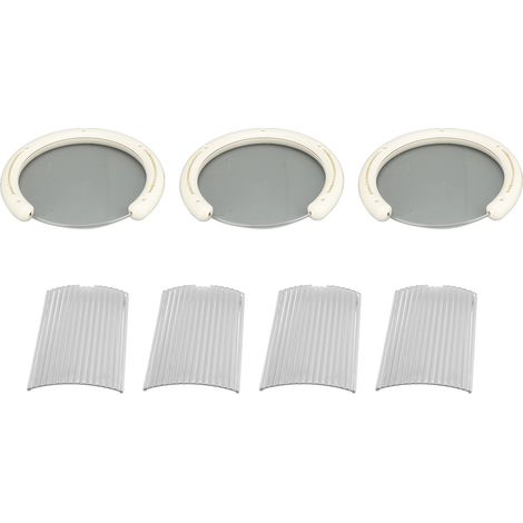 Makeup Desk Organizer Plastic 3 Tier High Capacity Countertop Cosmetic Organization Holder for Bathroom Vanity White (1/5)