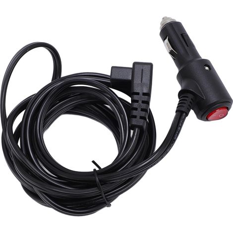 Chargeur de réfrigérateur de voiture pour congélateur avec indicateur de commutateur rouge, fournitures de camping-car de 3 mètres de Long (1/5)