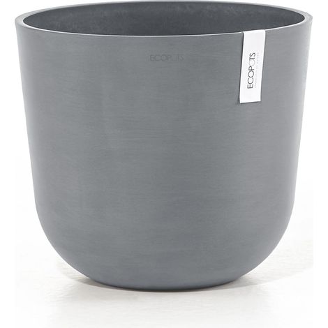 Ecopots Oslo 35 + Blumentopf mit Wasserreservoir - L 35 cm x H 30,5 cm - Innen- und Außenbereich