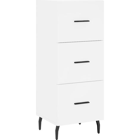 Aparador-cómoda-mueble-organizador-cocina-salón-salón-comedor 345 x 34 x 90 cm-madera de ingeniería-blanco 020030268