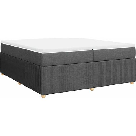 Maison Exclusive - Boxspringbett mit Matratze Dunkelgrau 200x200
