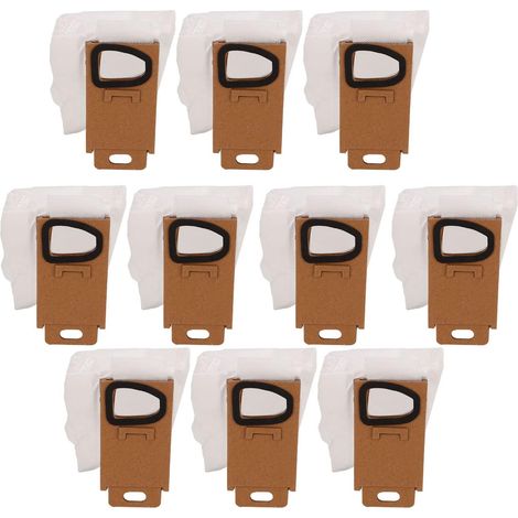 Sac à poussière pour Xiaomi Roborock H6, 10pcs Facile à utiliser Dock Auto Dock vide Eco Friendly Cleaner Accessoires de rechange Pièces, Remplacement Roborock H6 (1/5)