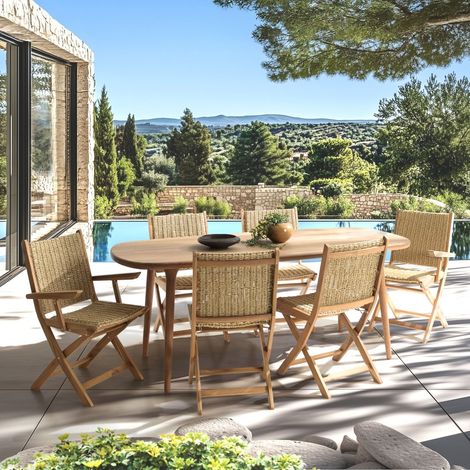 VICK - Ensemble de jardin 6 places Portofino (1/5)