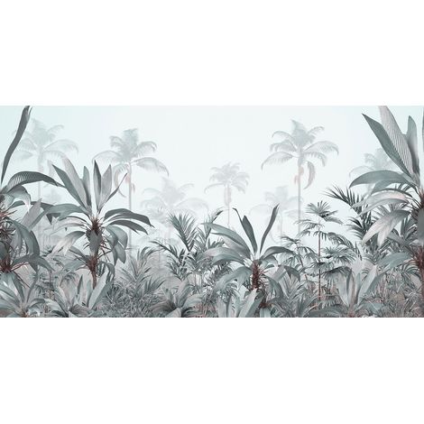 Papier peint panoramique - Forêt Tropicale - 130 cm x 65 cm (1/2)