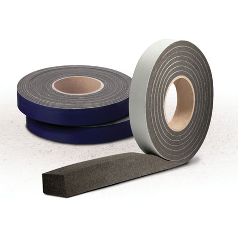 Mousse PU pour joints de porte et fenêtre – Résistance à la pluie battante 600 Pa – Rouleau 10 m – 1453490000 – Tramico Sa