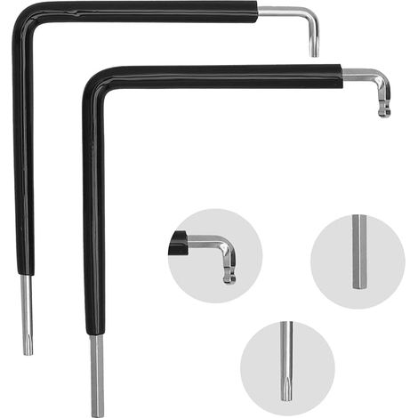 Window Adjustment Tool Set, 2 Pack 4mm Hex Wrench and 4mm Ball Head and Torx Tx15 Adjustment Keys for Windows and Doors Suitable Adjustment Tool Set (1/5)
