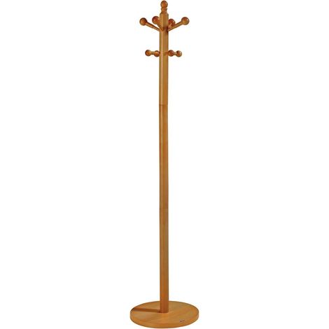 Perchero mod. 410 acabado lacado cerezo, 170 cm(alto)35 cm(ancho)35 cm(largo)