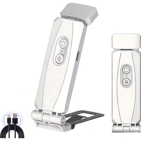 LED Lampe de lecture Pince Blanc 3 Températures couleur 5 niveaux (1/5)