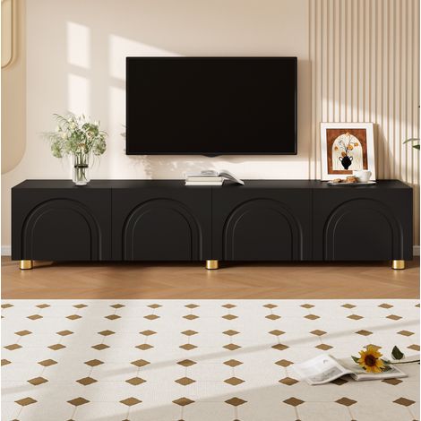 mobile TV basso 4 ante in MDF e PB 180 x 35 x 40 cm OKMYHOME (1/5)
