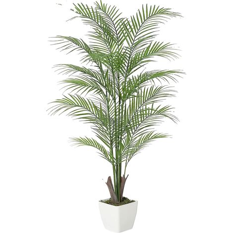 Palma artificiale, design realistico, resistente ai raggi UV, 120 cm (4 piedi) (1/2)