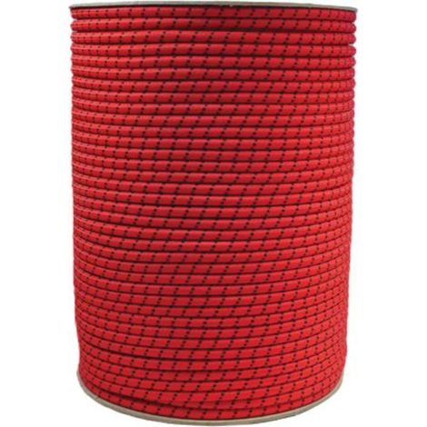 CORDA ELASTICA IN BOBINA - ROSSA MM  8 MT 100 - 1 pezzo