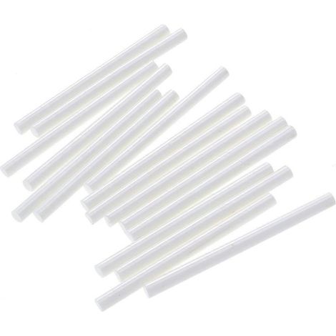 Lot de 16 bâtonnets de colle thermofusible colorés pour outil de réparation multifonctionnel (blanc)-10.00X0.70X0.70CM-White (1/3)