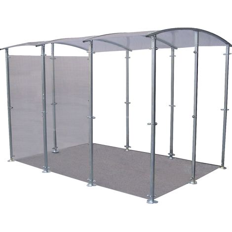 Mottez, Abri métallique, abri, modèle indépendant, 6 m², h x