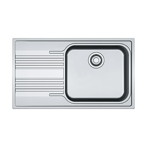 Franke Smart SRX 611-86 LB. Tipo di lavello: Lavello ad incasso, Forma del lavandino: Rettangolare, Materiale del lavandino: Acciaio inox. Larghezza: 860 mm, Altezza: 500 mm, Larghez... - 101.0356.881 (1/2)