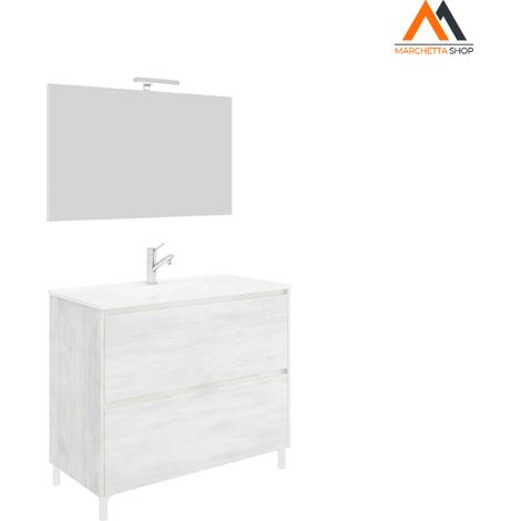 MOBILE BAGNO 'LISBONA' base cm 60 x 47 x h.85 - colore rover