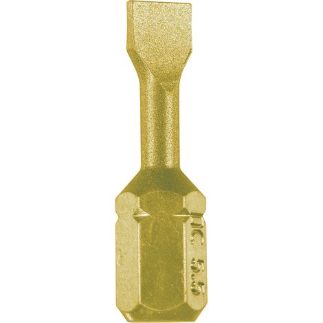 Embout de vissage RS PRO Fendu de 5 pièces , SL5.5 ( Prix pour Boîte de 1 )