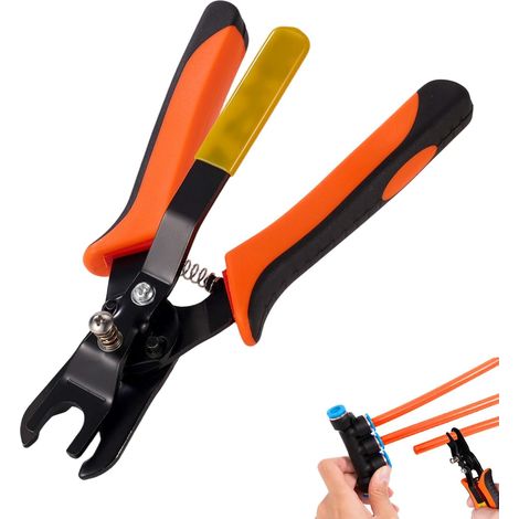 Outil Déconnexion Raccords à Enfoncer pour 10-12mm, Outil Démontage Conduite d'Air Pince Raccords Rapides pour Usage Domestique Mécanique et Industriel (1/5)