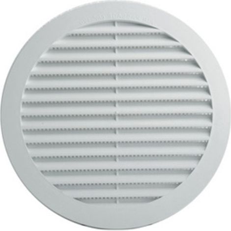 griglia di aerazione in plastica abs   100 mm ad incasso muro parete antinsetti