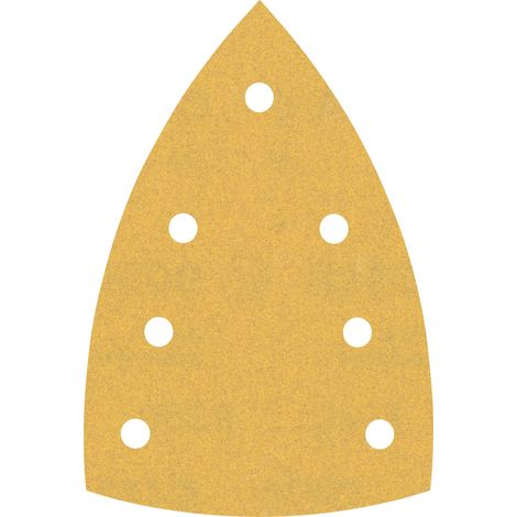 BOSCH Delta Wood Paint Expert C470 Schleifblätter – 100 x 150 mm – 7 Löcher – Karton mit 10 Stück – Körnung 180 – 2608901118 (1/5)