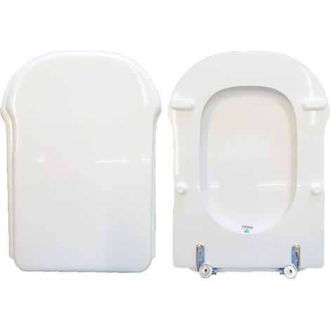 Copriwater Serie 81 Astra legno rivestito in resina poliestere bianco (1/3)