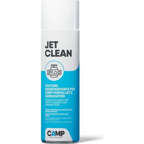 Pulitore disincrostante per corpi farfallati e carburatori jet clean ml.500